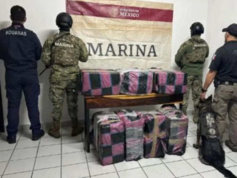 Semar asegura 350 kilos de cocaína valuados en más de 88.4 mdp